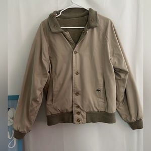 Vintage lacoste double side jacket